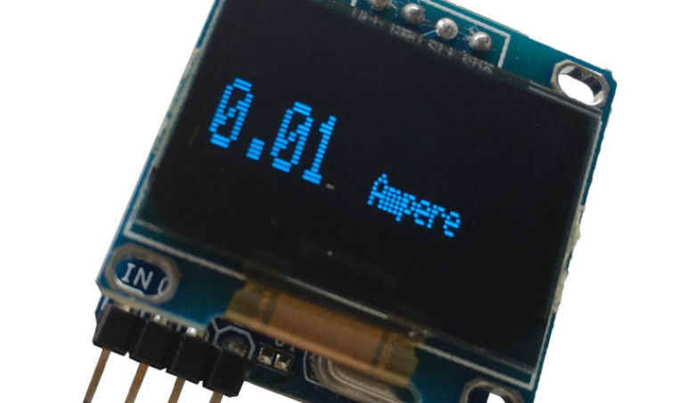 Miernik prądu z wyświetlaczem OLED i niewielką płytką Arduino