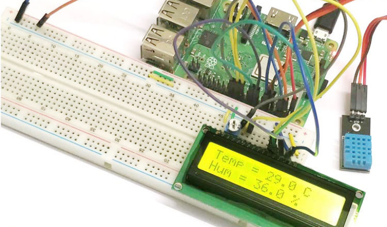 Zastosowanie czujnika DHT11 z Raspberry Pi do pomiaru temperatury i wilgotności