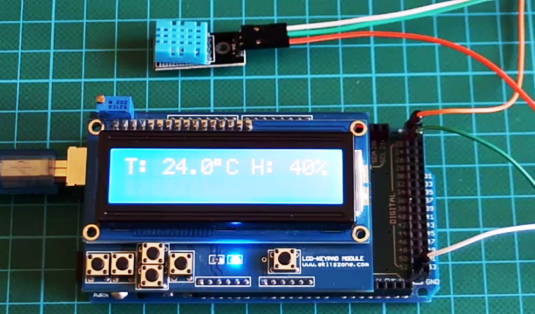 Stacja pogodowa Arduino wykorzystująca DHT11
