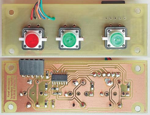 Generator impulsów prostokątnych - płytka kontrolera