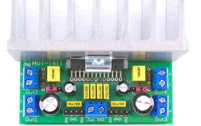 Wzmacniacz 4×35W z TDA7385