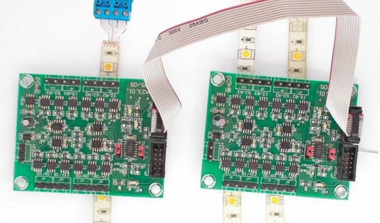 Uniwersalny sterownik taśm LED dużej mocy (WS2811 ) - opis, schematy, montaż