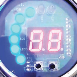 ATV rpm & speedmeter do quada - cyfrowy prędkościomierz i LED-owy obrotomierz (DIY)