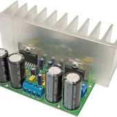 Połączenie modułów stereofonicznego wzmacniacza audio i stereofonicznego equalizera audio
