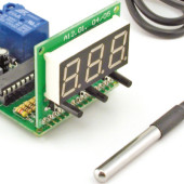 Termostat z wyświetlaczem LED