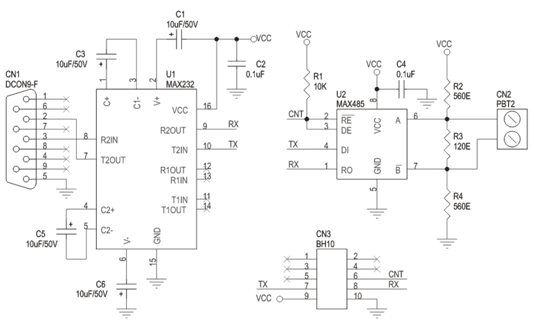Schemat elektryczny projektu