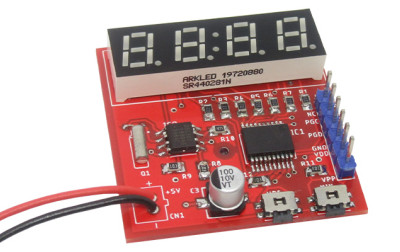 7-segmentowy mini zegar wykorzystujący PIC16F628A i DS1307 RTC