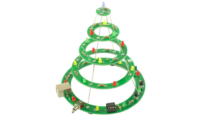 Animowana choinka LED 3D