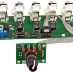 Selektor wejść audio z przełącznikiem obrotowym