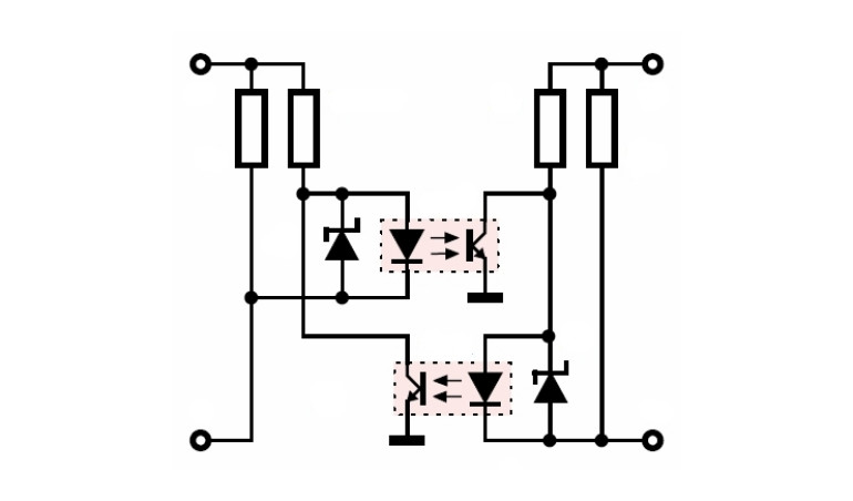 Jak działa układ izolacji galwanicznej łącza I2C (lub linii SDA takiego łącza)?