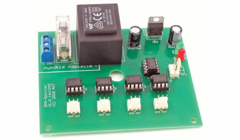 Jak zbudować DMX Splitter? (działanie, montaż, uruchomienie)