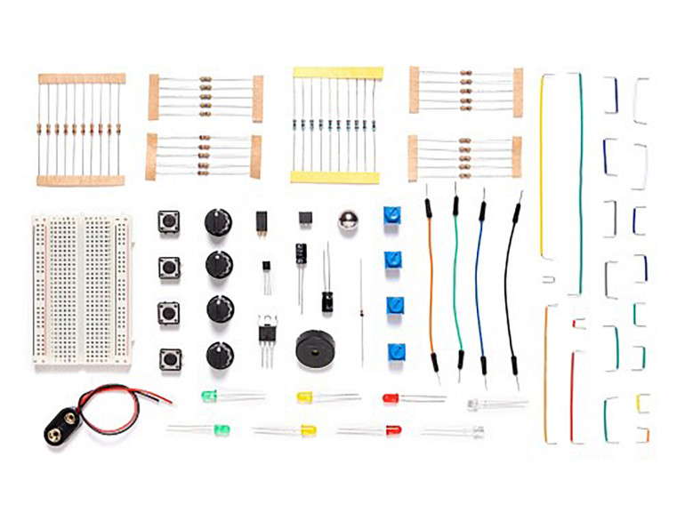 Elementy zestawu Arduino Replacements Pack
