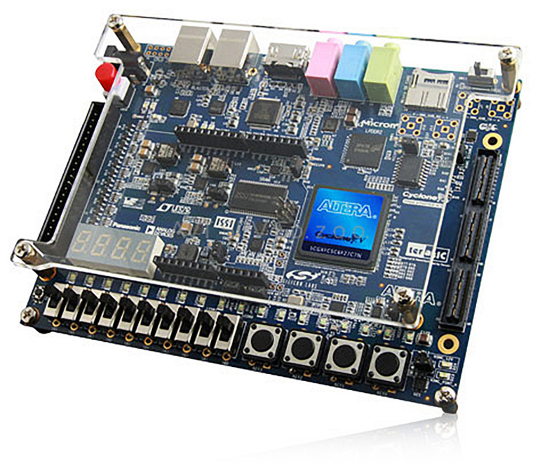 Zestaw Cyclone V GX Starter Kit firmy Terasic przewidziany na FPGA Conference & Hackathon 2021