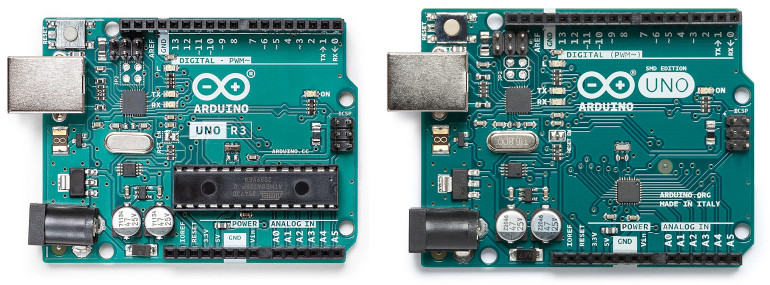 Zestaw Arduino Uno R3 SMD na przeźroczystej podkładce
