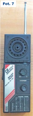 Fot.7 Stare walkie-talkie wykorzystane na części