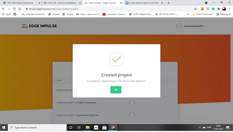 Rysunek 1. Tworzenie projektu