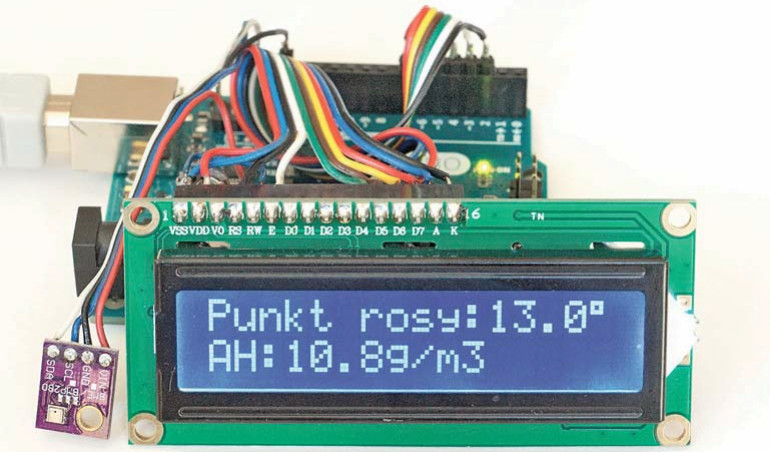 Kurs Arduino odcinek 5 - biblioteki do trzyfunkcyjnego czujnika BME280