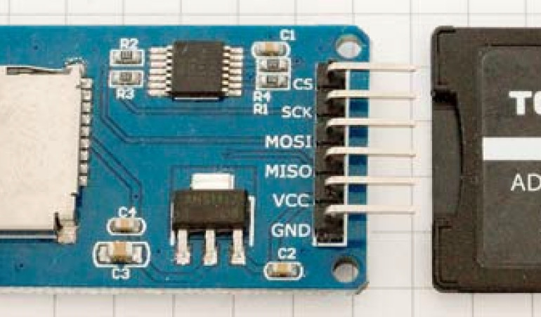Kurs Arduino odcinek 7 - wykorzystanie łącza SPI (karty pamięci, MAX31865, MAX31855)