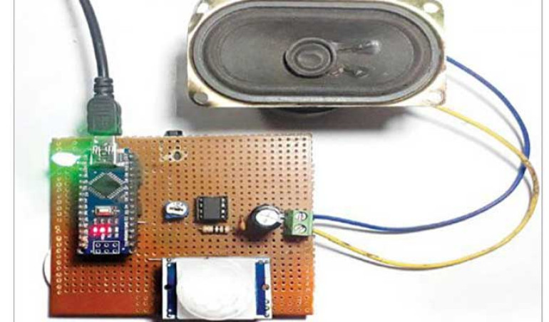 Czujnik ruchu z alarmem głosowym przy użyciu Arduino