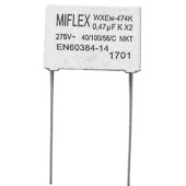Kondensatory przeciwzakłóceniowe WXEw firmy MIFLEX o podwyższonej odporności na oddziaływanie temperatury i wilgotności
