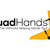 Zestaw czterech uchwytów Classic Helping Hands firmy QuadHands do wygodnego lutowania płytek drukowanych
