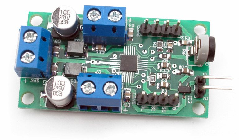 Wzmacniacz mocy klasy D o mocy 10 W z MAX9768