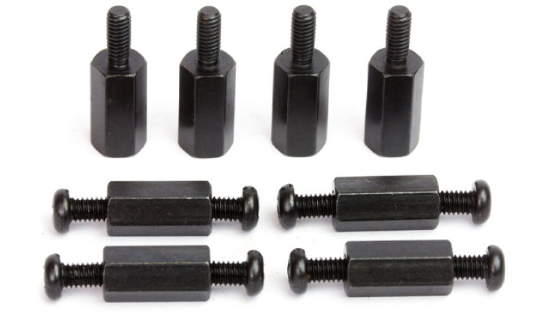 Utrzymuj na bezpiecznej wysokości moduły i zestawy dzięki czarnym dystansom od Pimoroni