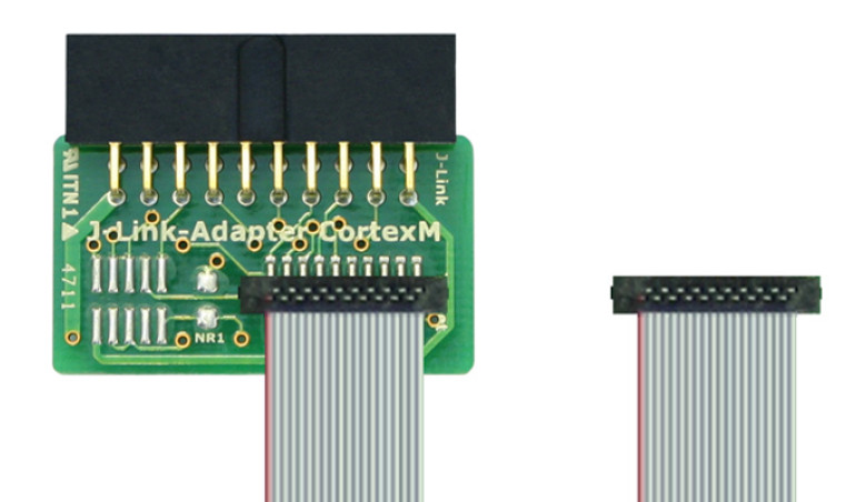 Listwowy adapter 8.06.00 firmy Segger do łączenia programatorów J-Link i Flasher z aplikacjami opartymi o jednostki Cortex-M (i nie tylko)