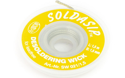 Niezawodny knot rozlutowujący Soldasip SW 021/1,5 firmy EDSYN