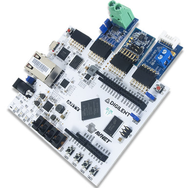 Przykład użycia zestawu Arty A7-100T z modułami Pmod