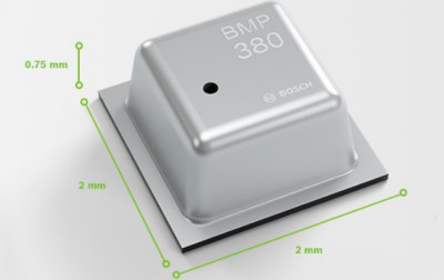 Wysokiej klasy cyfrowy czujnik ciśnienia BMP380 firmy Bosch działający w przedziale średnich wartości pomiarowych