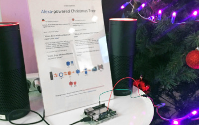 Świąteczna choinka zintegrowana z Amazon Alexa