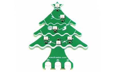Polecane na święta: moduł Christmas Tree Rainbow for micro:bit (EF03420) produkcji ElecFreaks