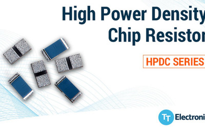 Oparte na azotku aluminium (AlN) rezystory serii HPDC firmy TT Electronics