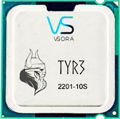 Przykładowy reprezentant rodziny Tyr firmy VSORA: układ Tyr3