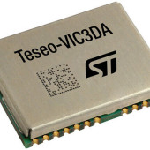TESEO-VIC3DA: Moduł samochodowej nawigacji GNSS z 6-osiowym czujnikiem inercyjnym od ST