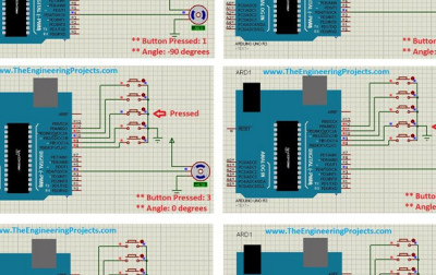 Sterowanie serwomotorem za pomocą Arduino w Proteusie