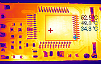Pomiar temperatury na PCB