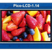 Kompaktowy wyświetlacz Pico-LCD-1.14 firmy Waveshare o dwóch przyciskach i jednym joysticku dla zestawu Raspberry Pi Pico