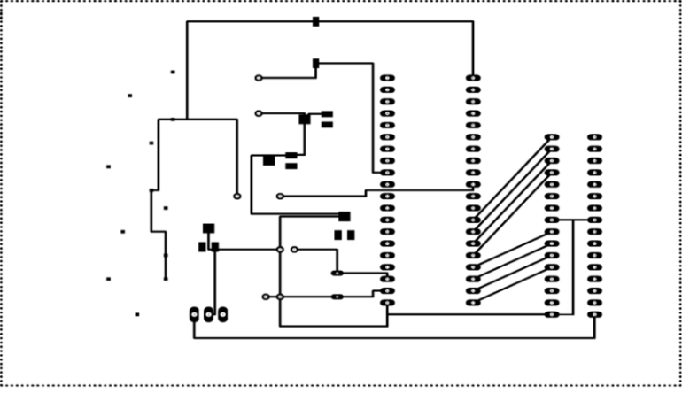 Rysunek 4. Schemat rozmieszczenia elementów PCB