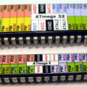 Interesujące naklejki dla wybranych mikrokontrolerów ATtiny i ATmega