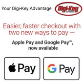 Apple Pay i Google Pay - nowe opcje płatności w Digi-Key Electronics