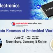 Fizyczna i wirtualna obecność Renesas Electronics na targach «Embedded World 2022»