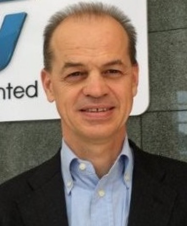 Pan Edoardo Merli - dyrektor generalny podgrupy tranzystorów mocy i wiceprezes wykonawczy firmy STMicroelectronics