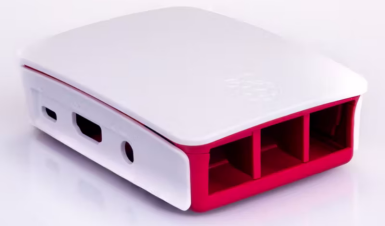 Oficjalna obudowa dla komputerów: Raspberry Pi 3 Model B i Raspberry Pi 3 Model B+ - wariant różowo-biały