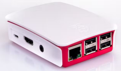 Oficjalna obudowa dla komputerów: Raspberry Pi 3 Model B i Raspberry Pi 3 Model B+ - wariant różowo-biały