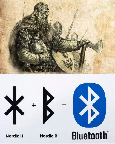 Rysunek 1. Logo standardu Bluetooth zawiera połączenie dwóch liter pisma runicznego: H+B