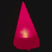 Ręcznie robiona, świecąca na czerwono dioda LED «Spike» firmy Unexpected Labs