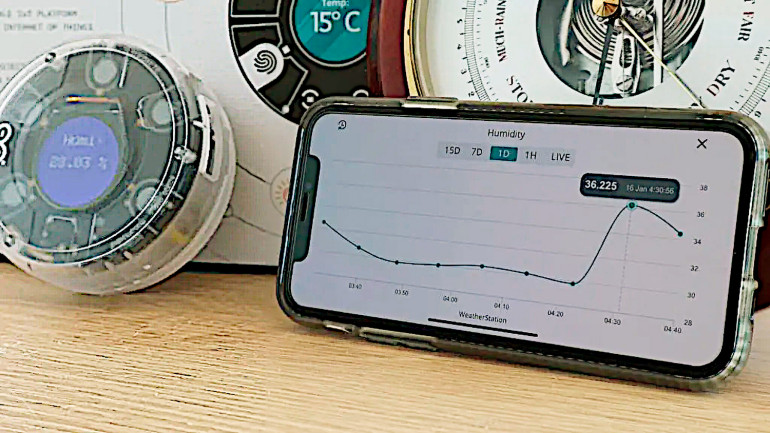 Pomiar wilgotności IoT