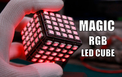 Magiczna kostka LED RGB na bazie RP2040